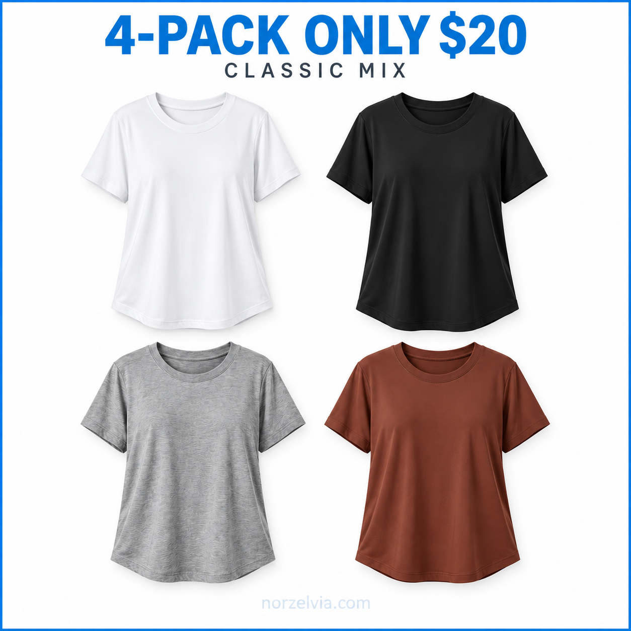 Women's Everyday Relaxed Stretch Crewneck Tee