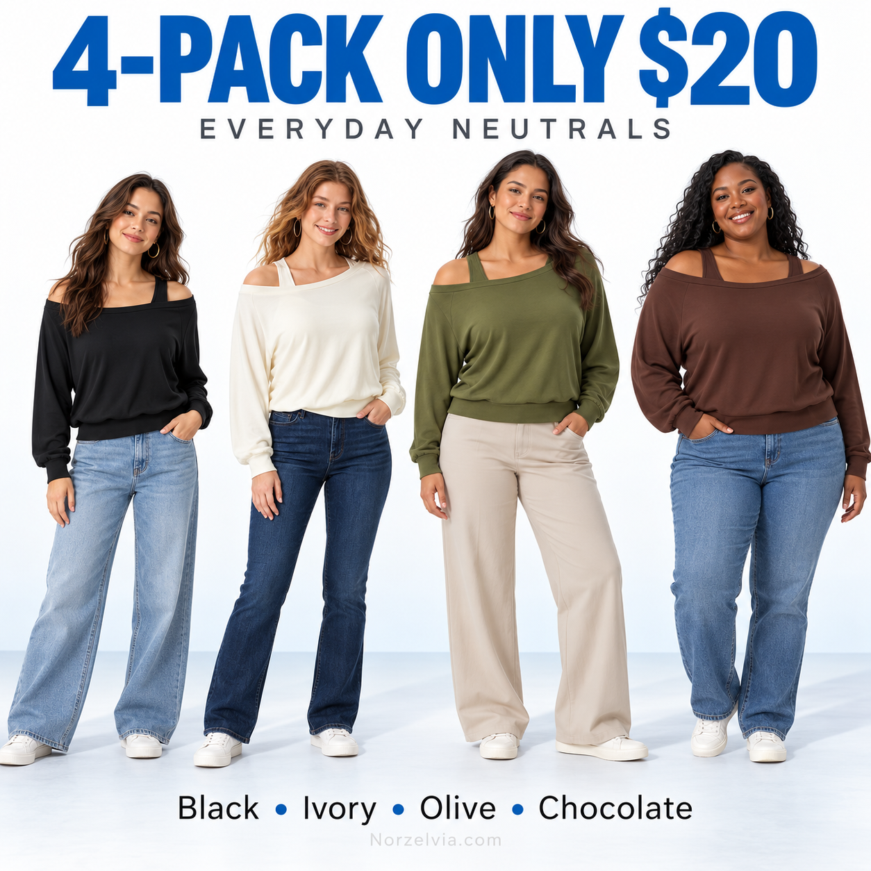 Women's Built-In Bra Layered Long Sleeve Top
