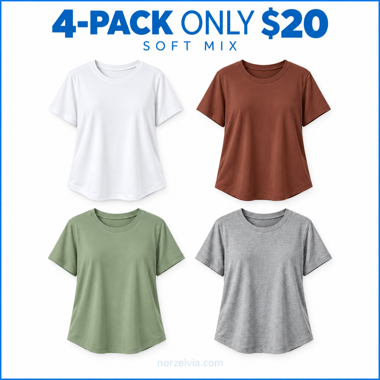 Women's Everyday Relaxed Stretch Crewneck Tee