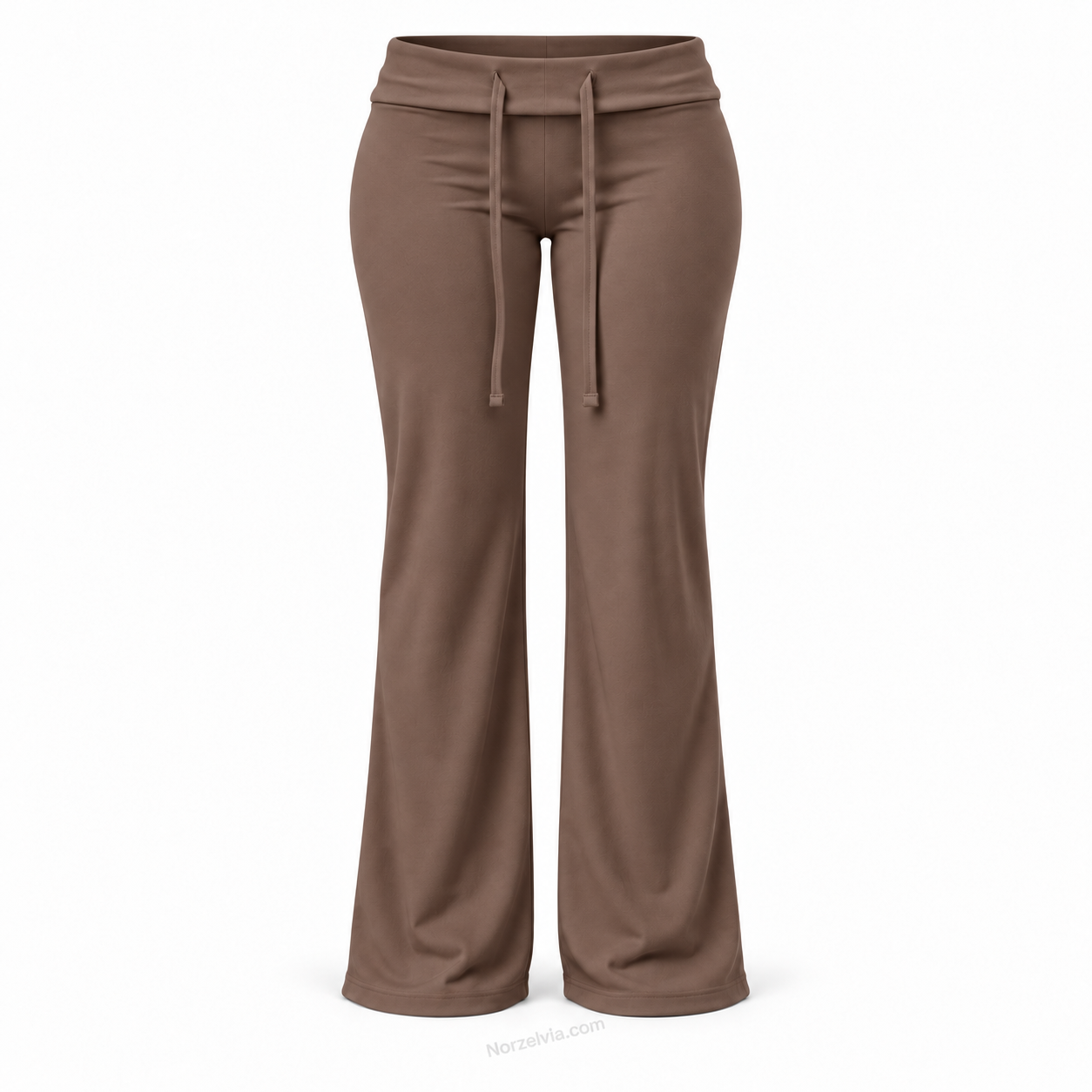 Women's Low-Rise Foldover Drawstring Pants