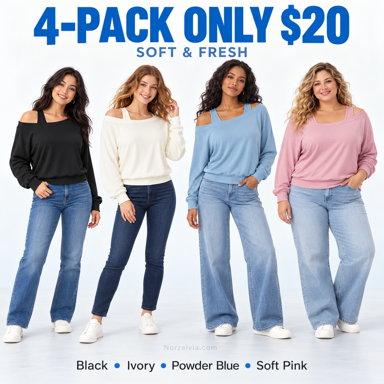 Women's Built-In Bra Layered Long Sleeve Top