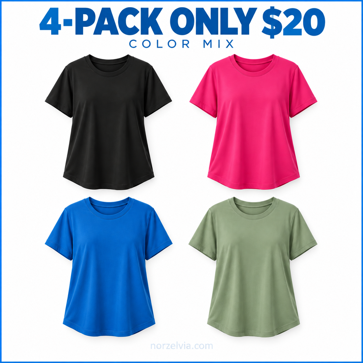 Women's Everyday Relaxed Stretch Crewneck Tee