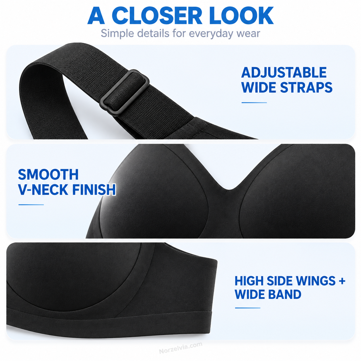 Everyday Wireless V-Neck Comfort Bra