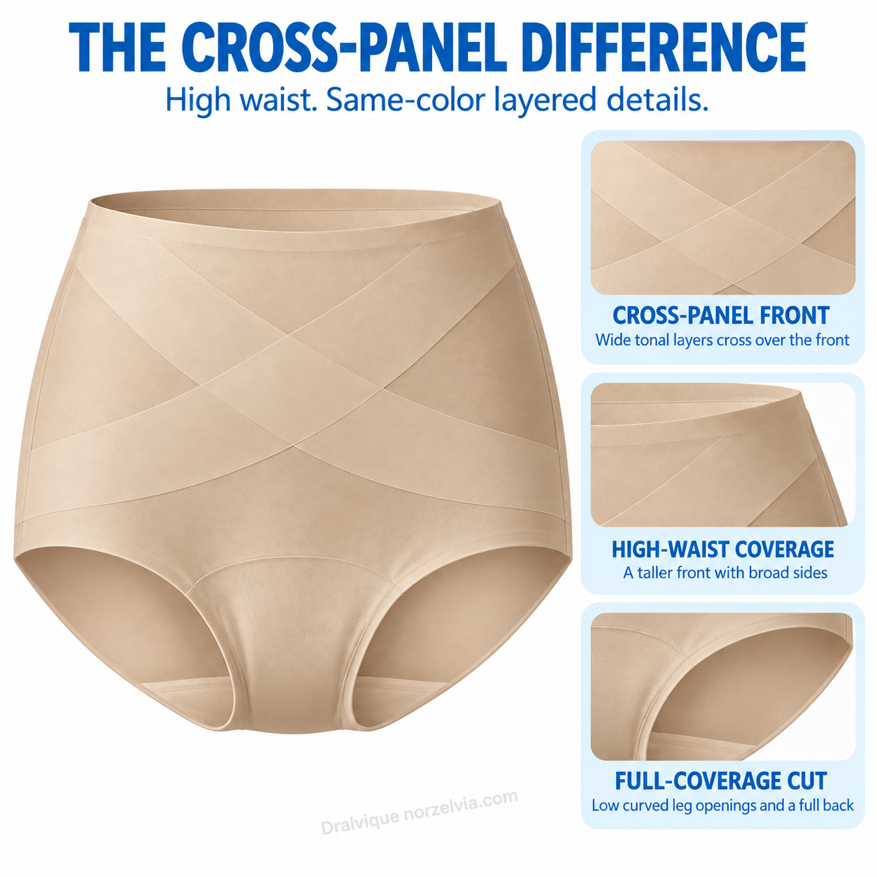 Women's High-Waist Full-Coverage Briefs
