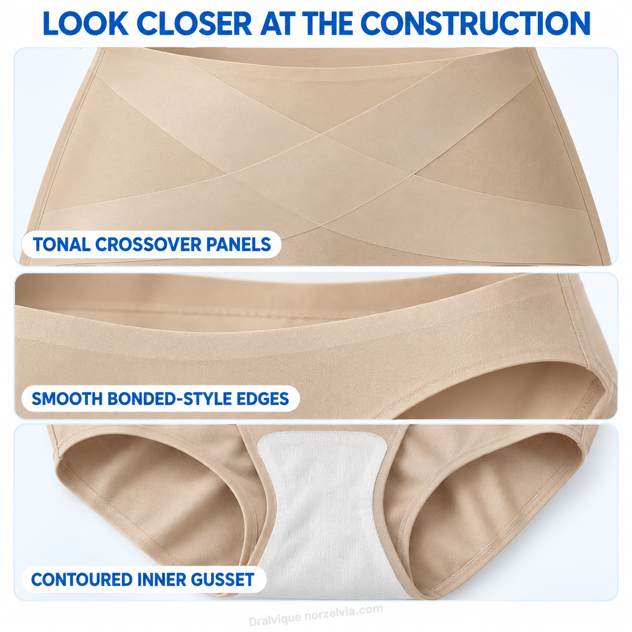 Women's High-Waist Full-Coverage Briefs