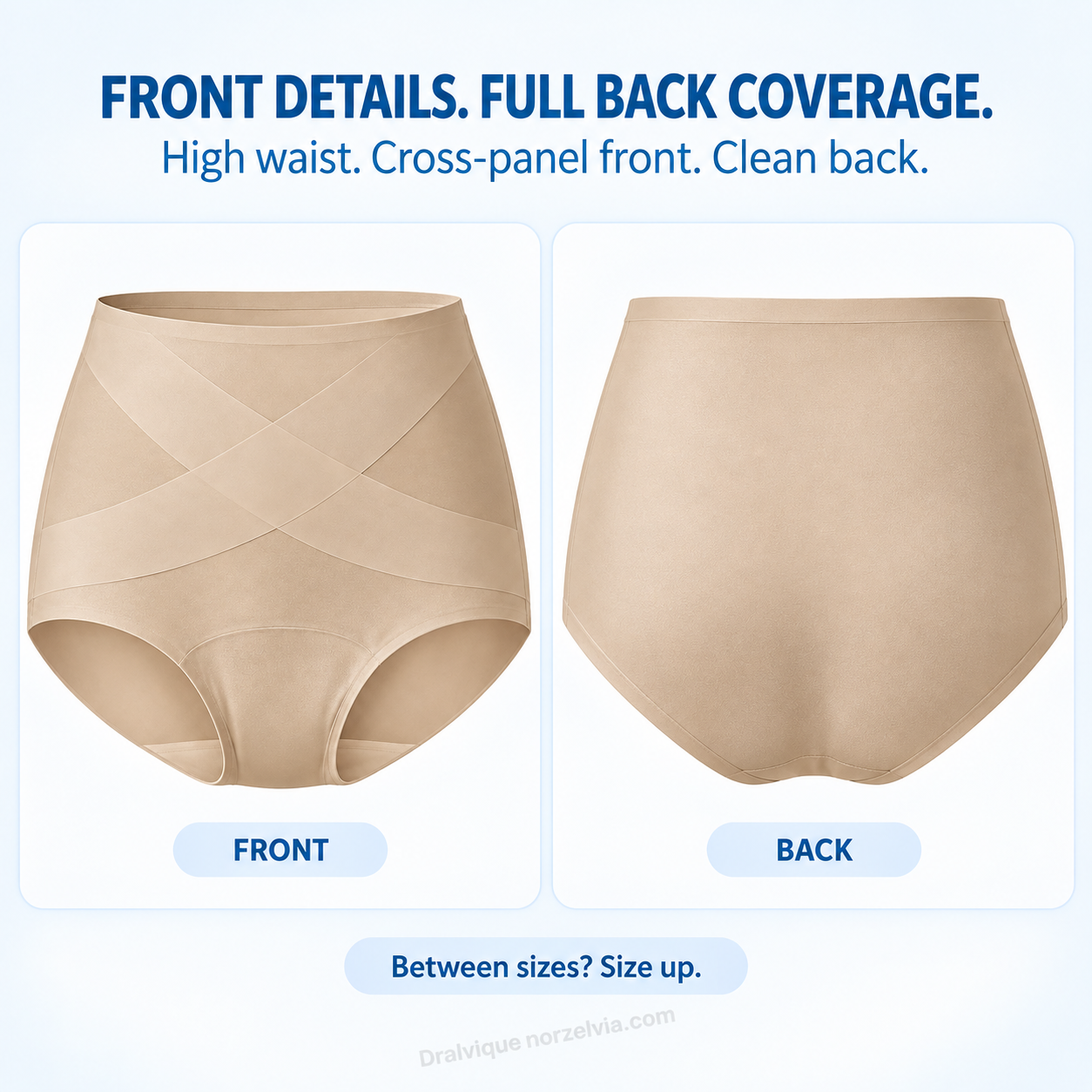 Women's High-Waist Full-Coverage Briefs