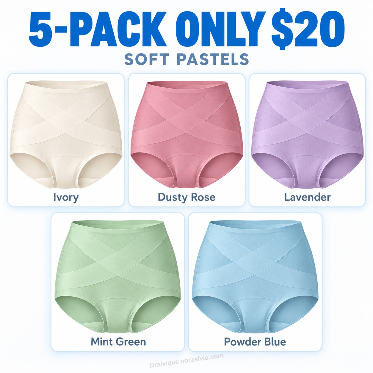 Women's High-Waist Full-Coverage Briefs