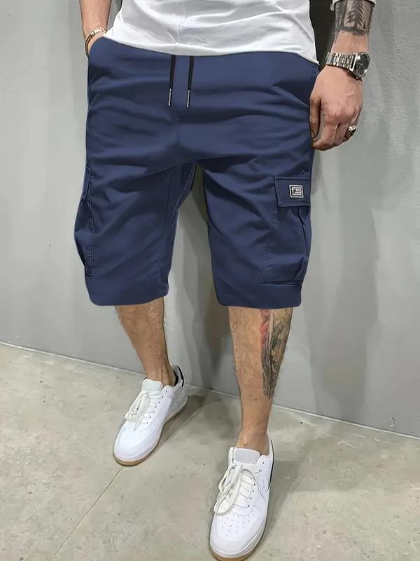 Men's Shorts Set - Slanted Pockets - Versatile Casual Wear
