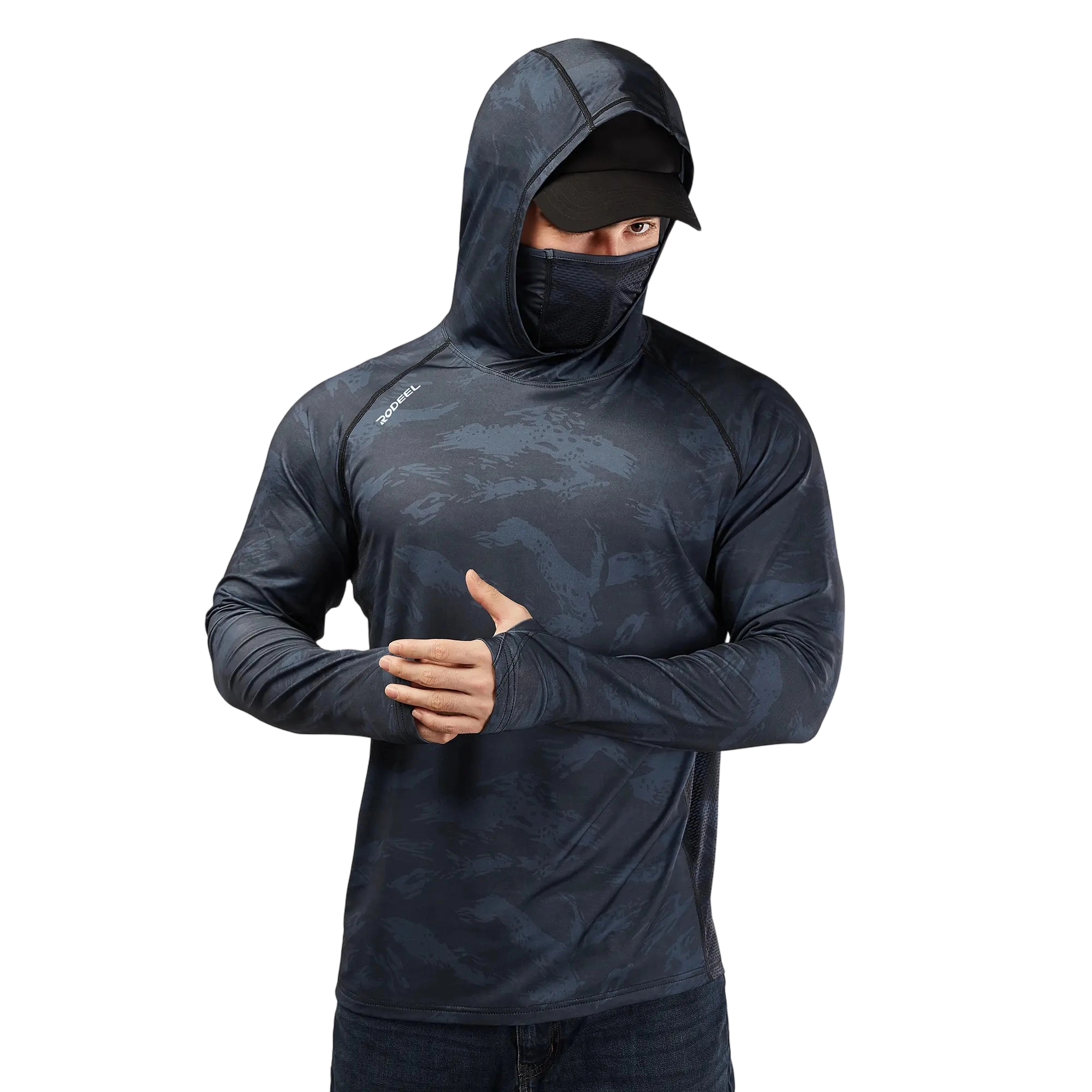☀️Men’s UPF 50+ Sun Protection Hoodie with UV Detection