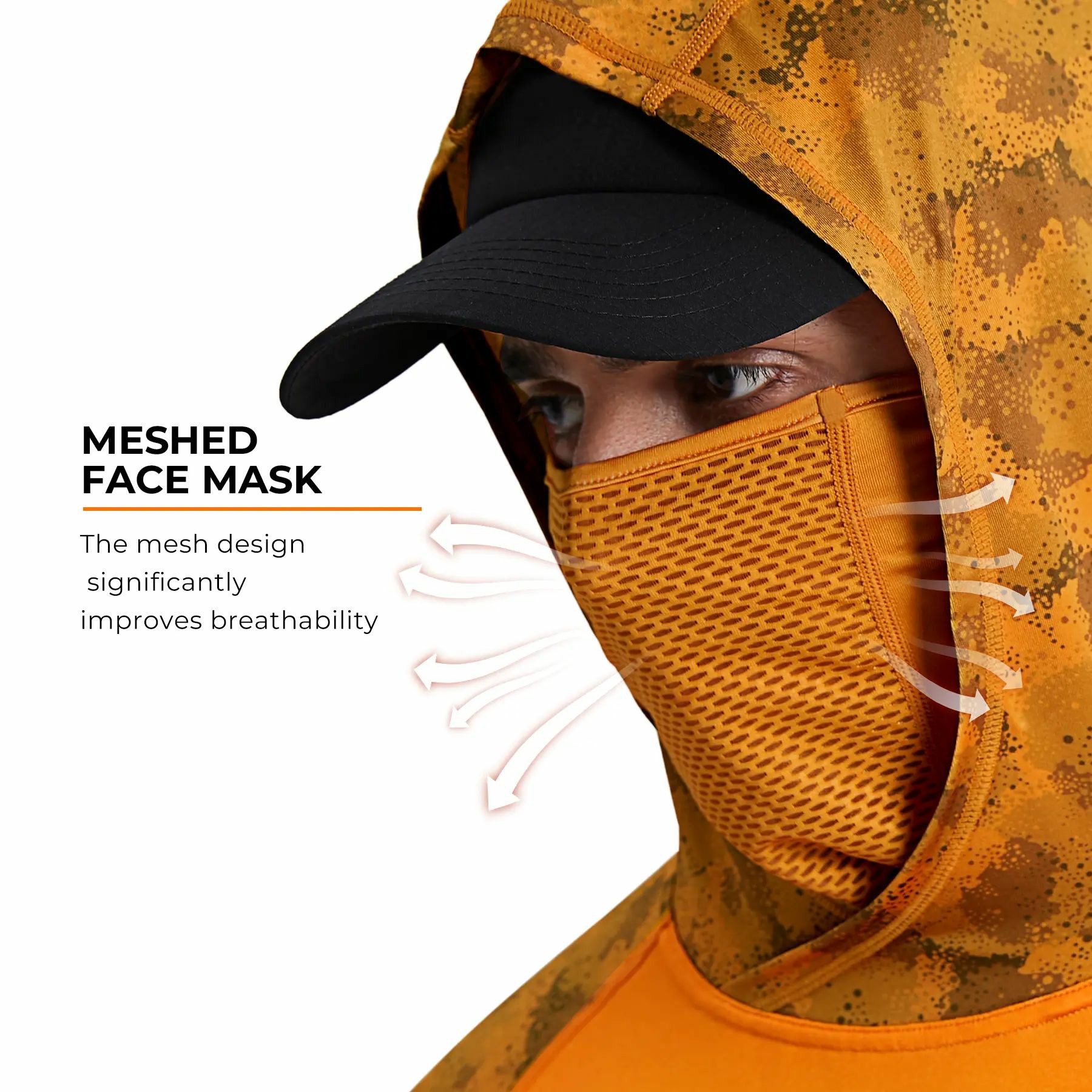 ☀️Men’s UPF 50+ Sun Protection Hoodie with UV Detection
