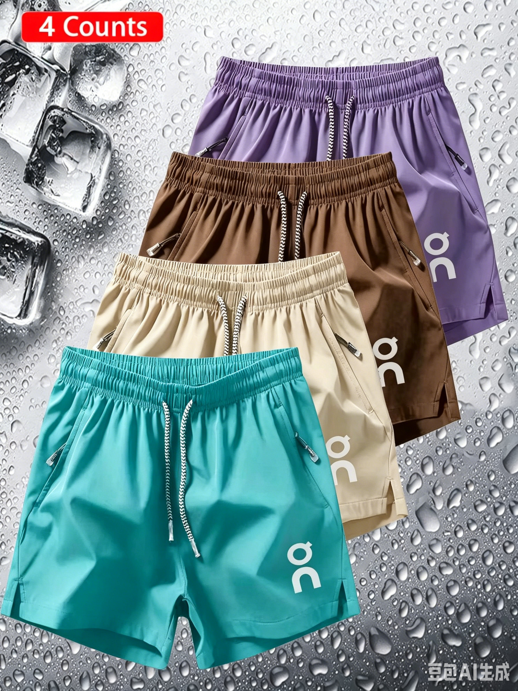 Outdoor Casual Ice-Feel Athleisure Shorts
