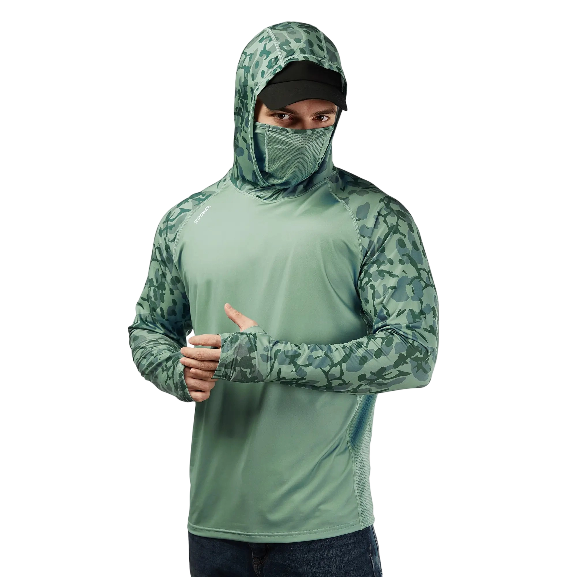☀️Men’s UPF 50+ Sun Protection Hoodie with UV Detection