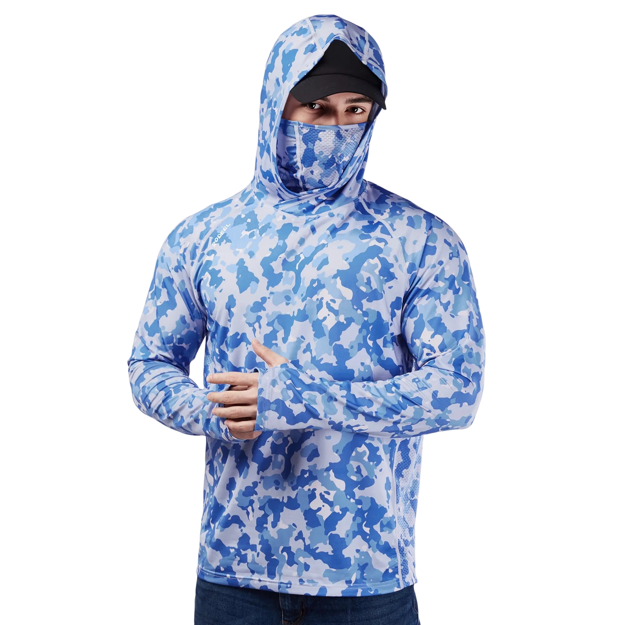☀️Men’s UPF 50+ Sun Protection Hoodie with UV Detection