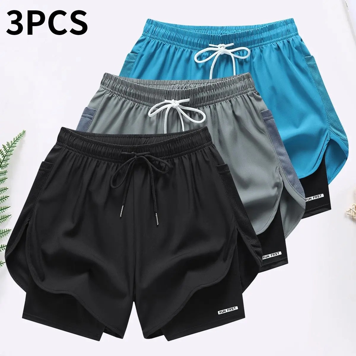 Women's 2-in-1 Quick-Dry Running Shorts
