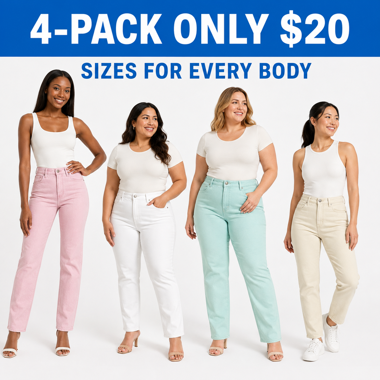 Women's High-Rise Slim Straight Jeans