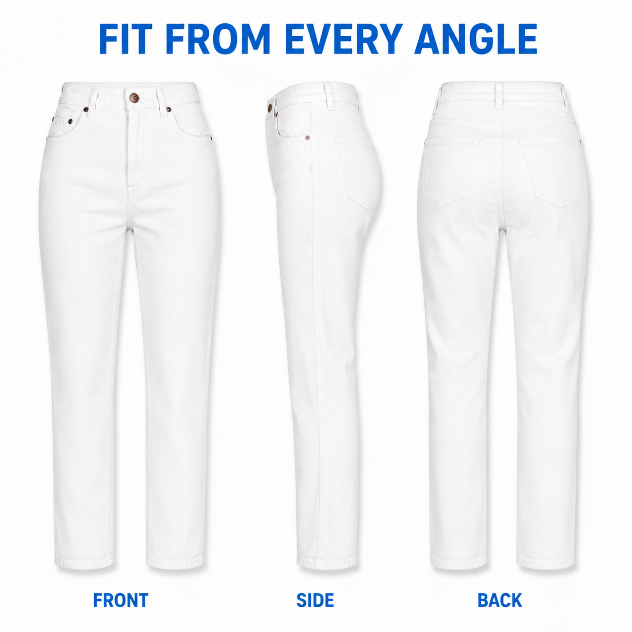 Women's High-Rise Slim Straight Jeans