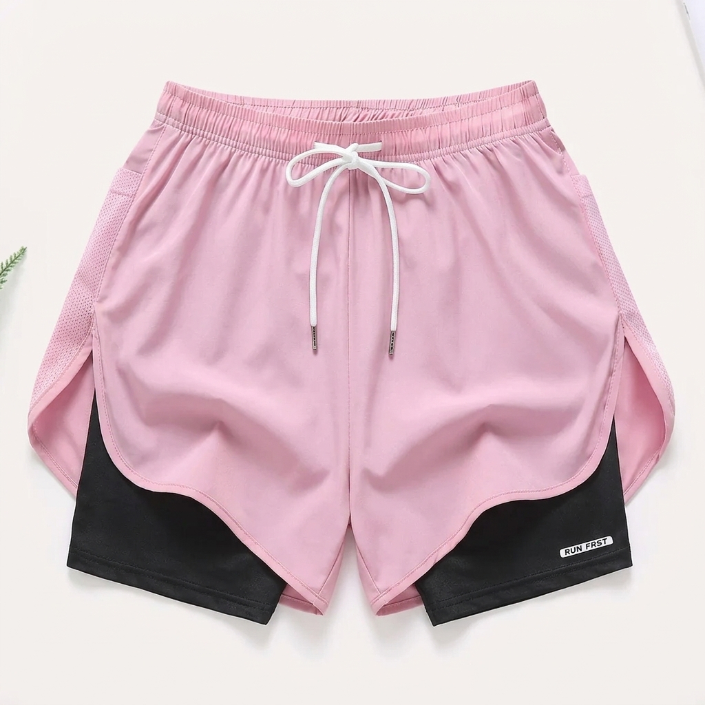 Women's 2-in-1 Quick-Dry Running Shorts
