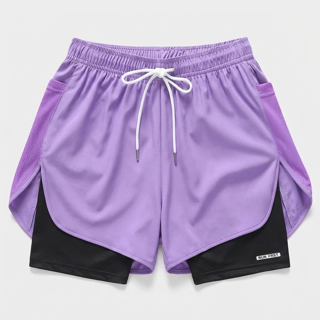 Women's 2-in-1 Quick-Dry Running Shorts