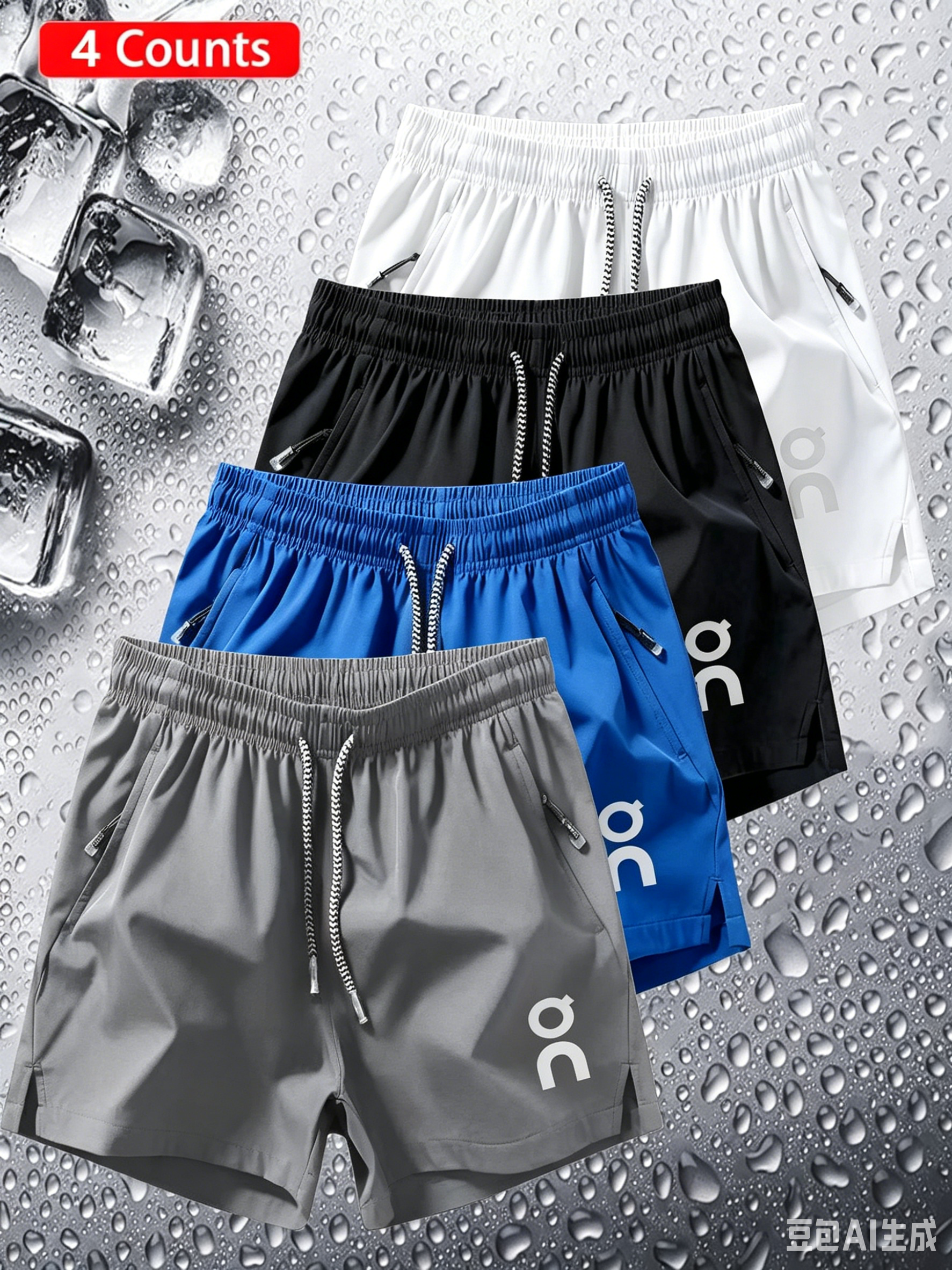 Outdoor Casual Ice-Feel Athleisure Shorts