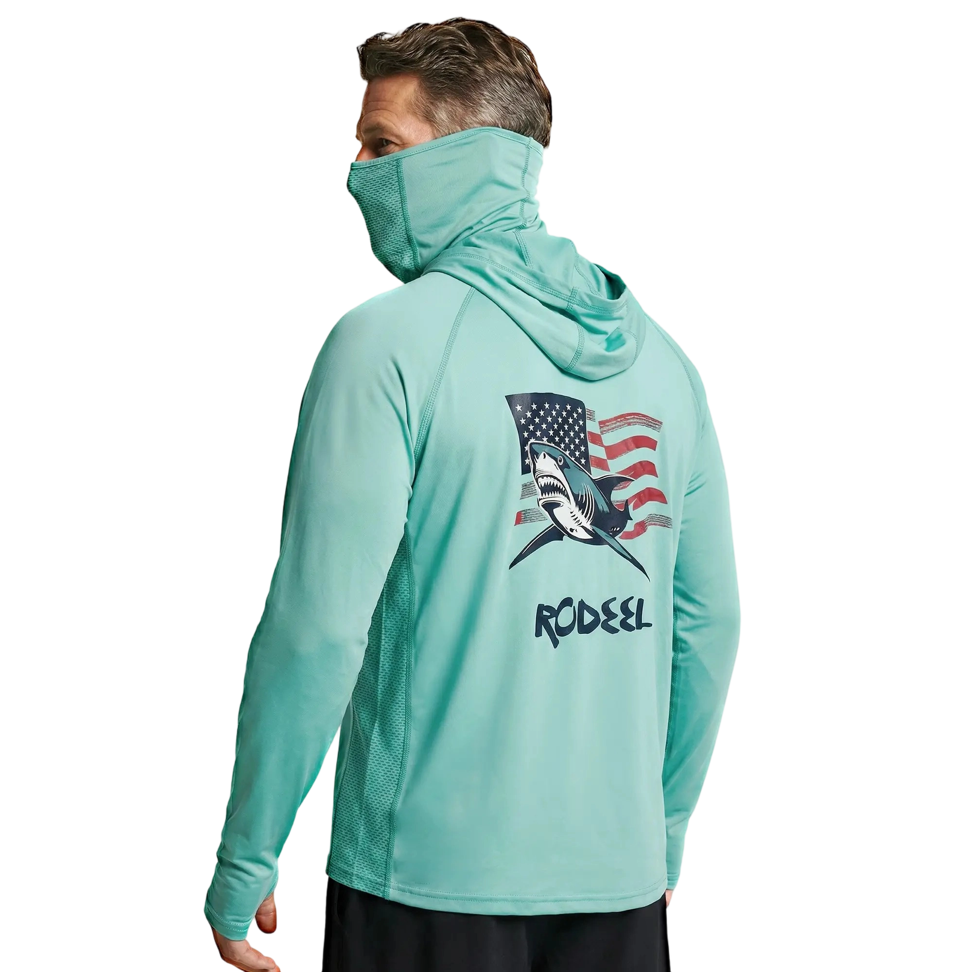 ☀️Men’s UPF 50+ Sun Protection Hoodie with UV Detection