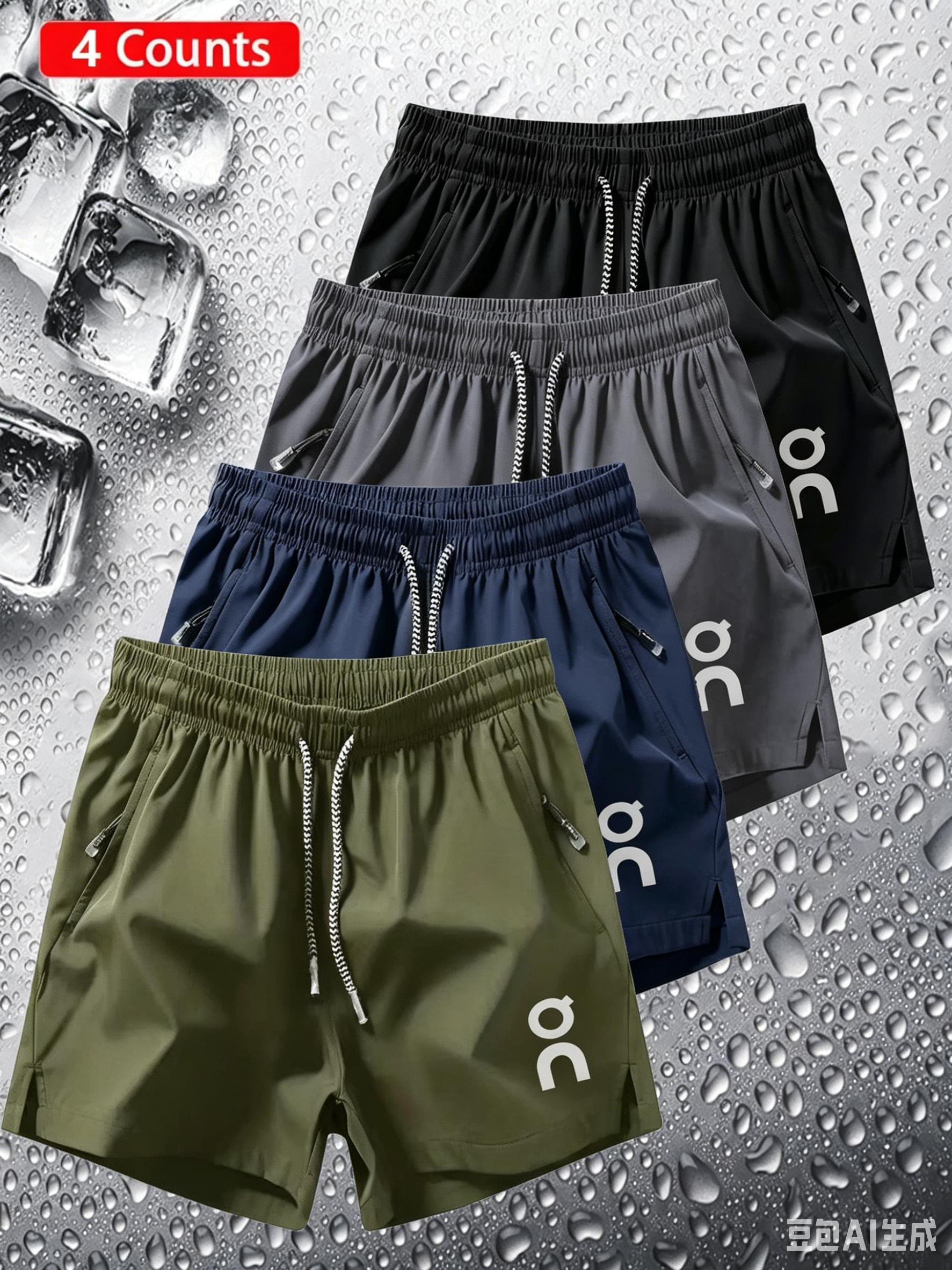 Outdoor Casual Ice-Feel Athleisure Shorts