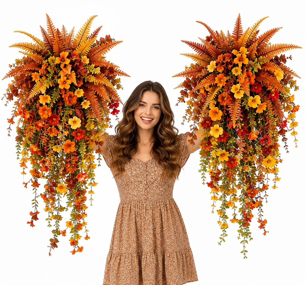 🍂Extra Full Fall Hanging Basket | Front Door & Porch Decor🍂