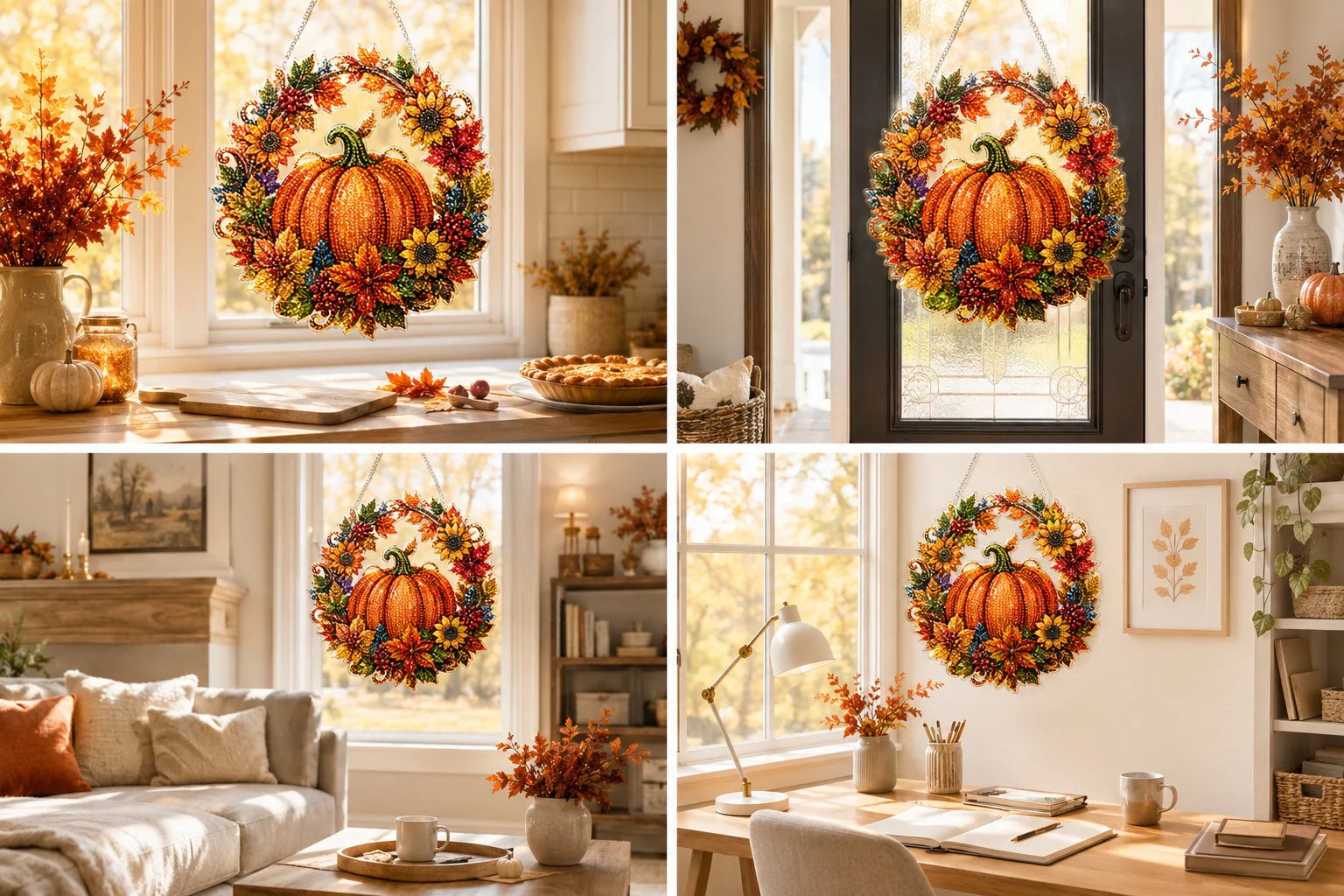 🎃 DIY Halloween Diamond Art Ornament | Sparkling Hanging Decor ✨
