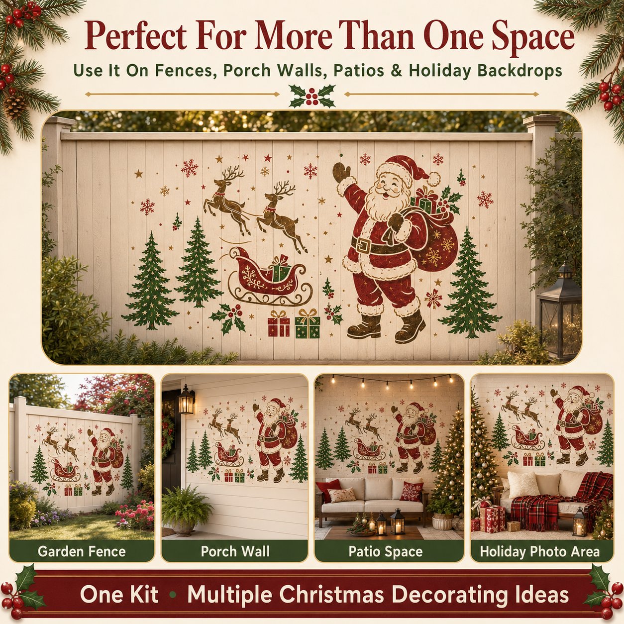 🔥Last Day 50% OFF - 🌿Garden Bloom Wall Stencil Kit | DIY Garden Painting Templates for Every Space