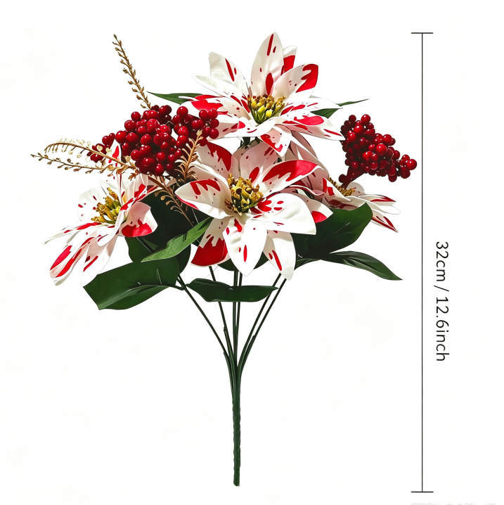 ❀50% OFF 🔥Christmas Poinsettia Planter Inserts | Perfect For Front Porch Holiday Decor
