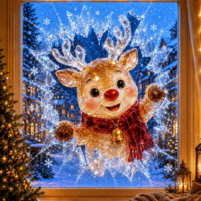 🎅Christmas Sale🎅2026 Christmas Window Decals