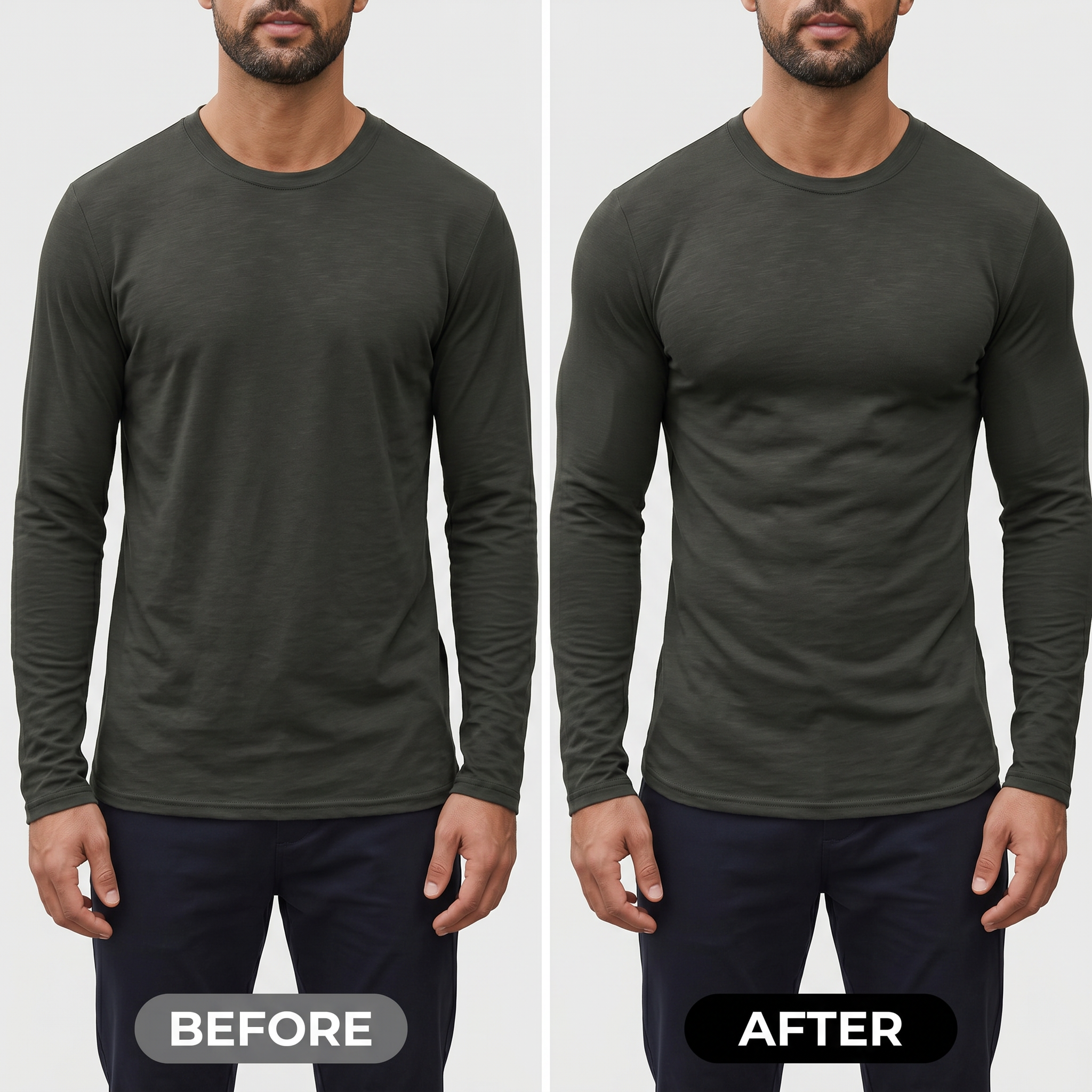 Muscle Boost Tee | Instantly Look Stronger, More Athletic & More Confident