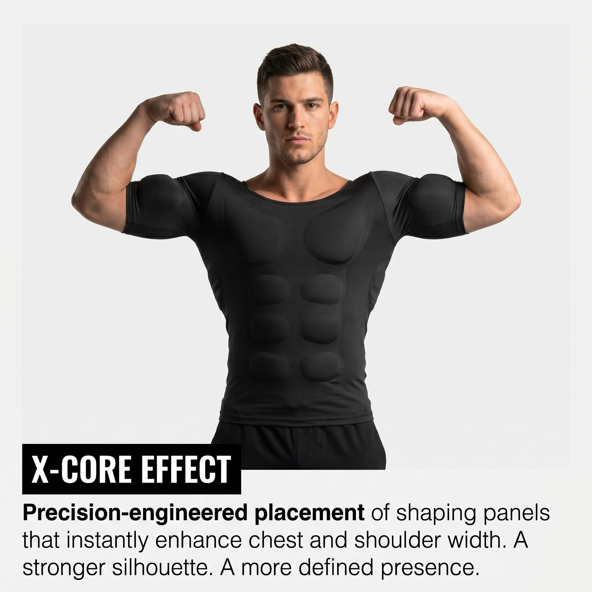 Muscle Boost Tee | Instantly Look Stronger, More Athletic & More Confident