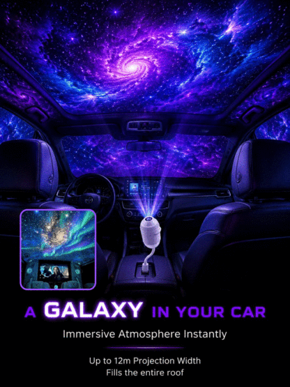 Creative Galaxy Projector⭐In just one second, you can transform your bedroom or car into a 360° dreamlike  Galaxy world🪐