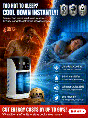 New Desktop Silent Air-conditioning fan with Night Light❄️💡