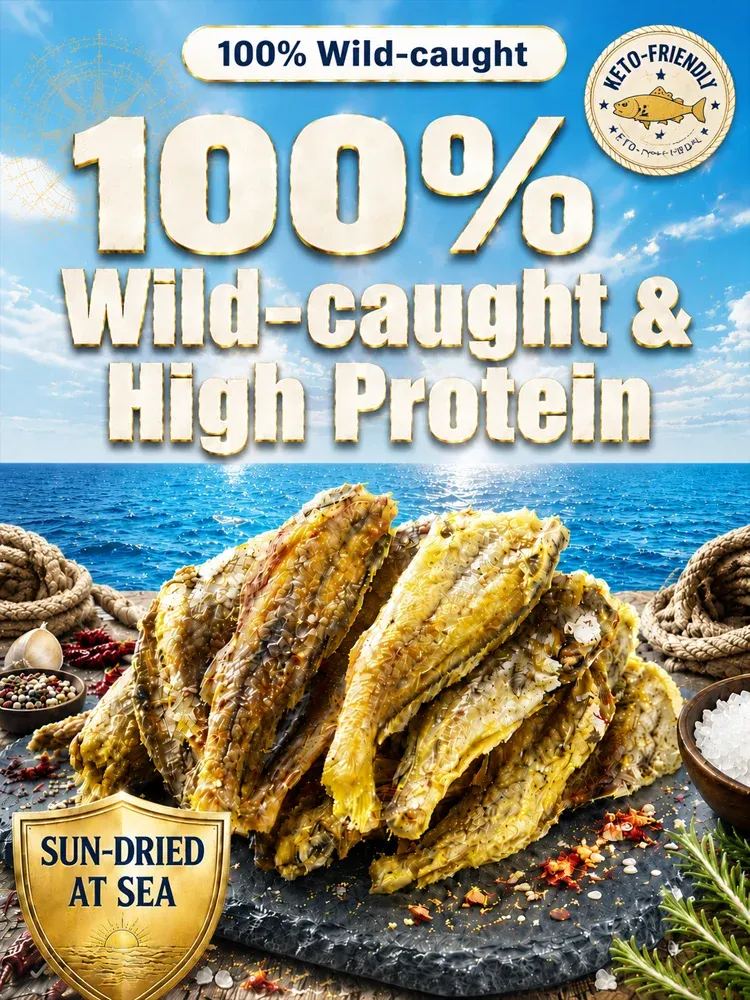 Ready-to-eat crispy and delicious dried yellow croaker ❤ Non-fried, low-calorie