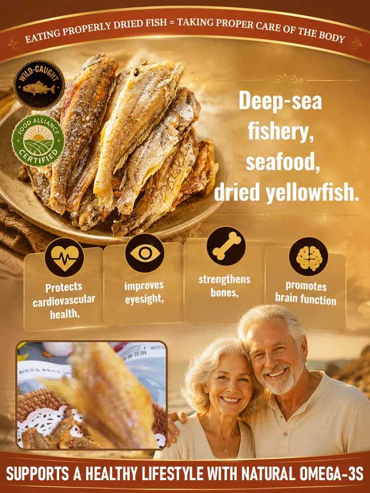Ready-to-eat crispy and delicious dried yellow croaker ❤ Non-fried, low-calorie