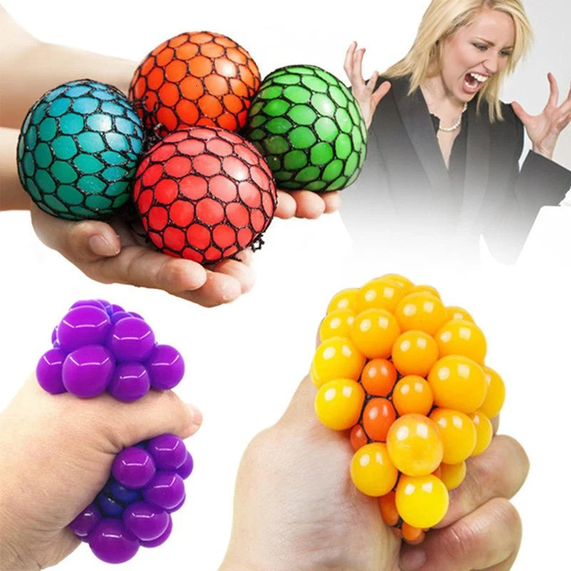 Squeeze Toy Bead Gel Stress Ball Sensory Toy Anti Stress Adhd Anxiety