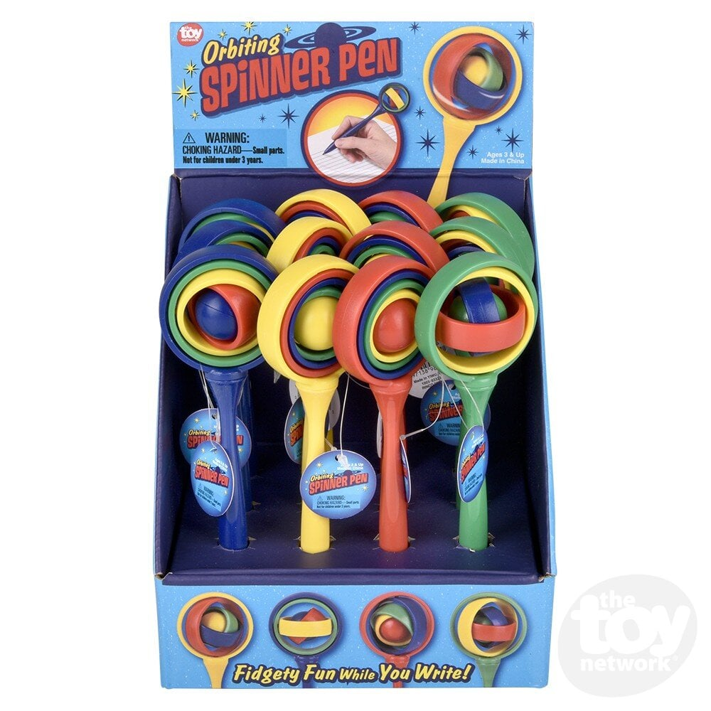 7" Orbiting Spinner Pen 12ct