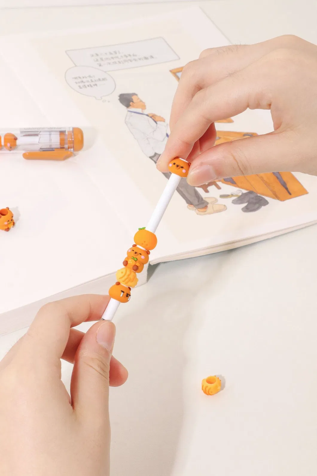 Fun Capybara Writing Toy: Colorful Gel Ink Pens for Children