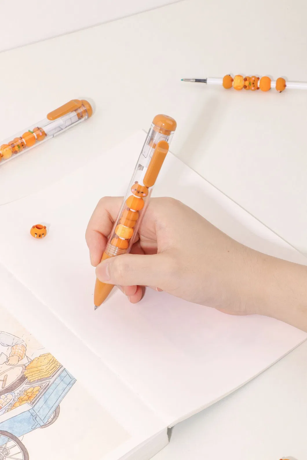 Fun Capybara Writing Toy: Colorful Gel Ink Pens for Children