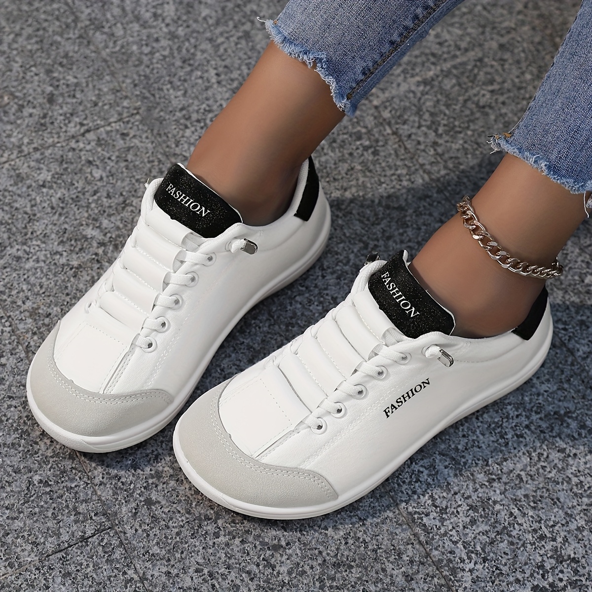👟 Szerokie damskie buty sportowe bez sznurówek