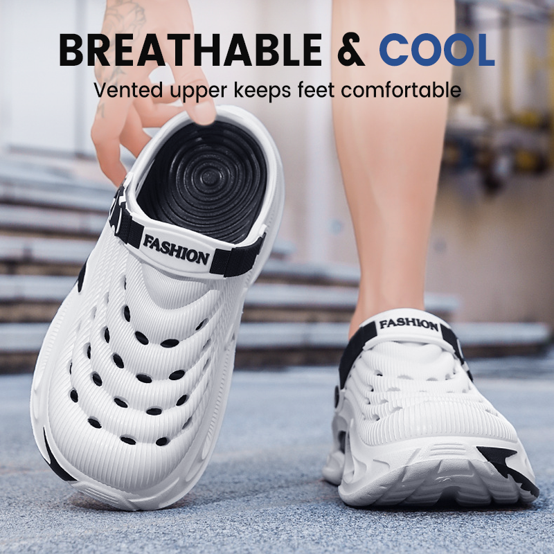 👟50% ZNIŻKI🌬️Męskie uniwersalne sandały 2 w 1 – gruba podeszwa EVA, antypoślizgowe i ultralekkie, oddychające🏃‍♂️