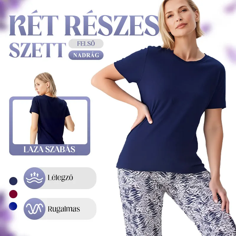 [S-3XL]✨Letni, swobodny komplet dwuczęściowy – zestaw 2 sztuk