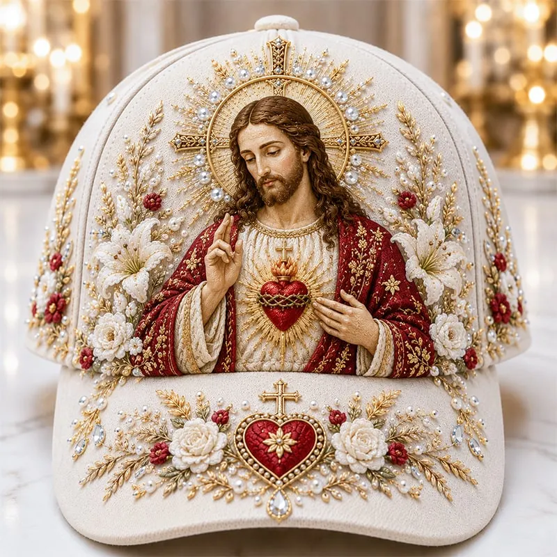 🔥 ❤️ Czapka baseballowa z haftem Sacred Faith