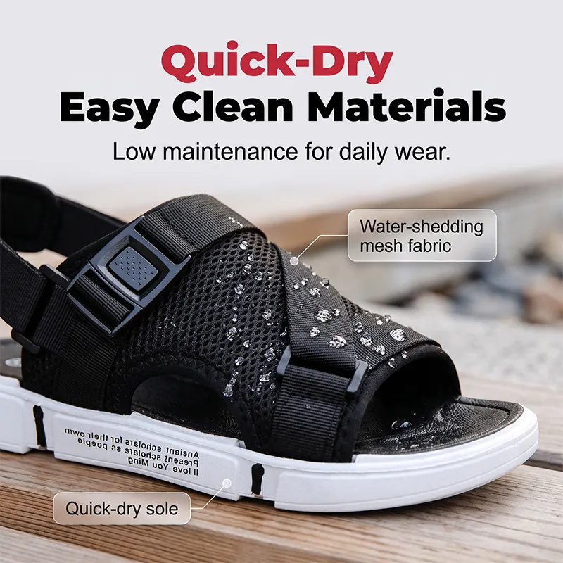 👟🌿Men's breathable open-toe sandals — lightweight, comfortable, sporty🌟