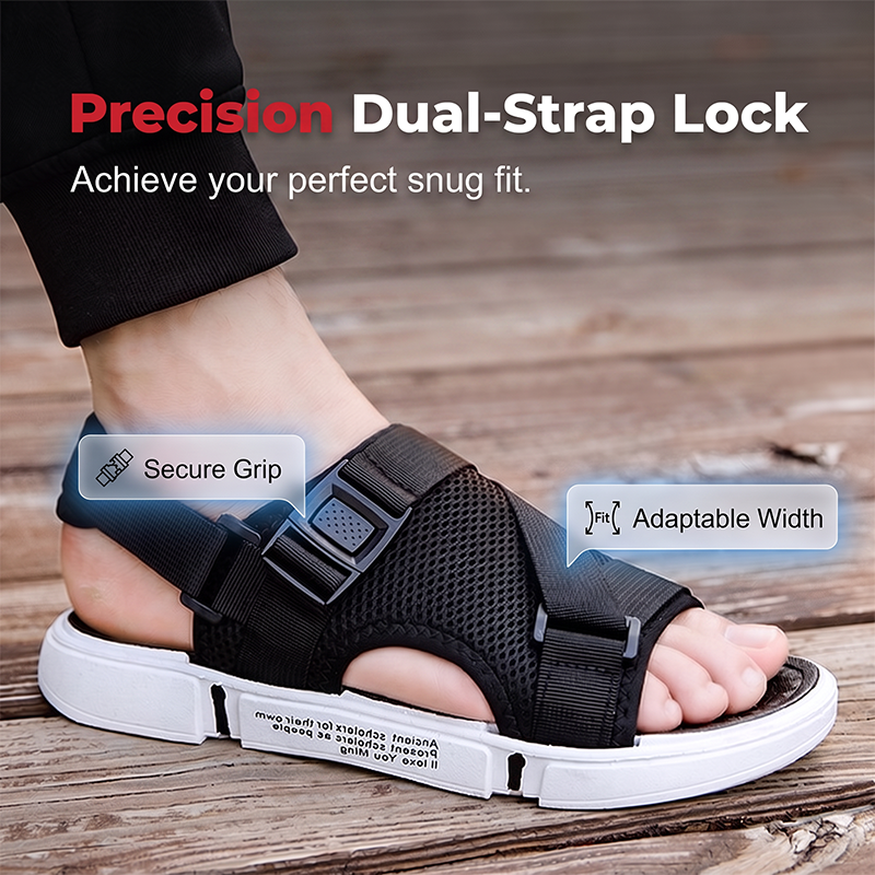👟🌿Men's breathable open-toe sandals — lightweight, comfortable, sporty🌟