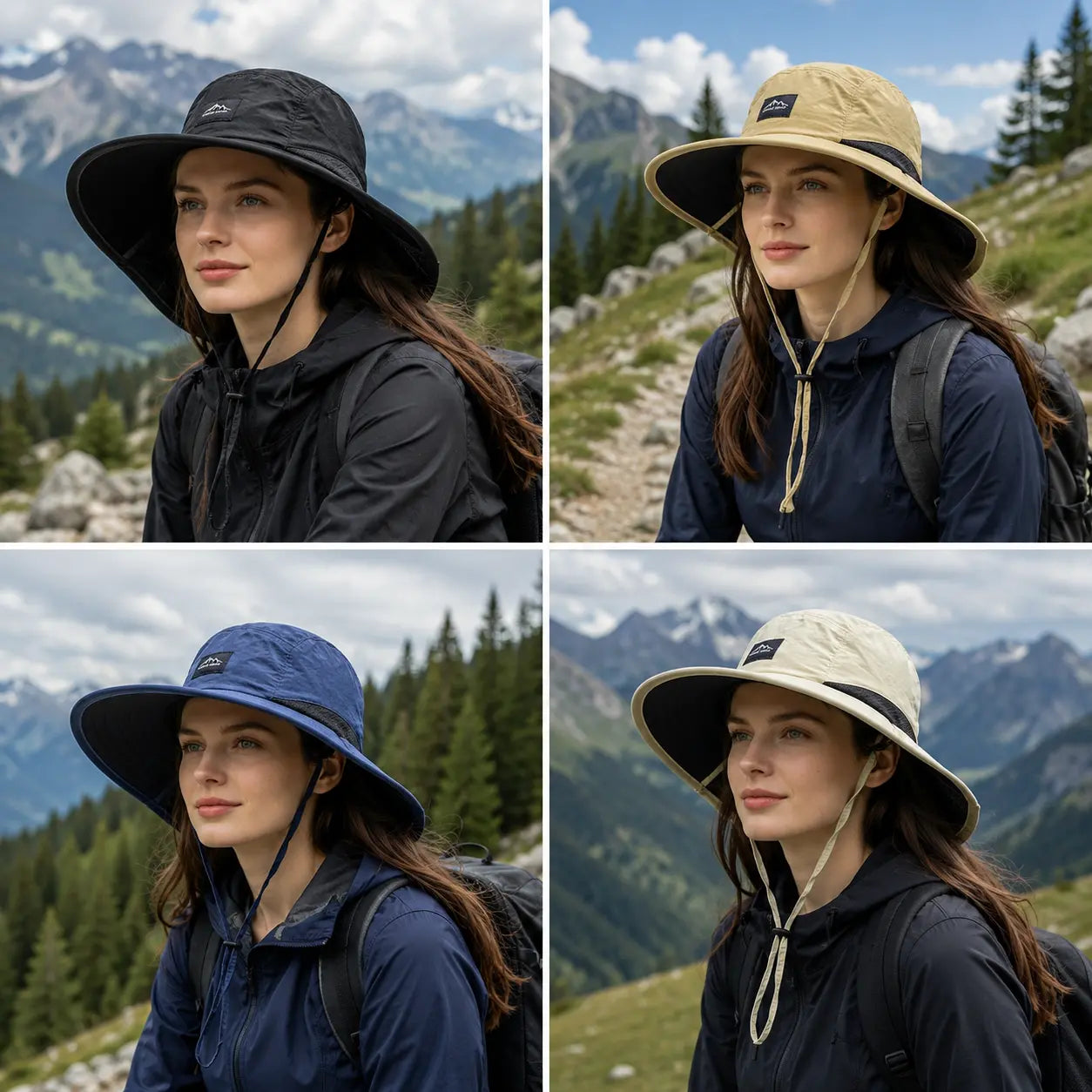 🔥✨【Kup 1, a 1 dostaniesz gratis】🧢Unisexowy składany kapelusz typu bucket chroniący przed słońcem