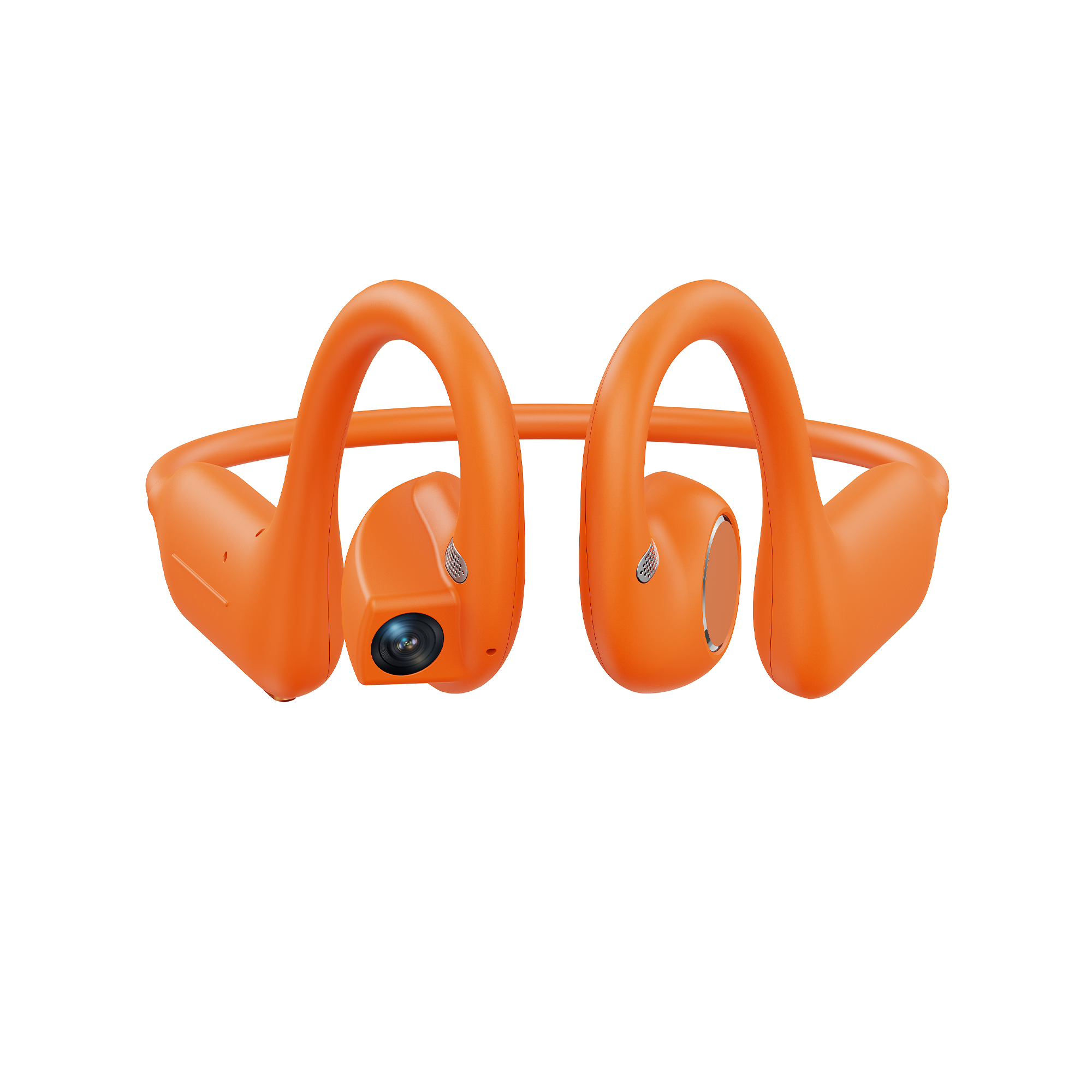 AI Smart Open-Ear Wearable with Camera & Audio