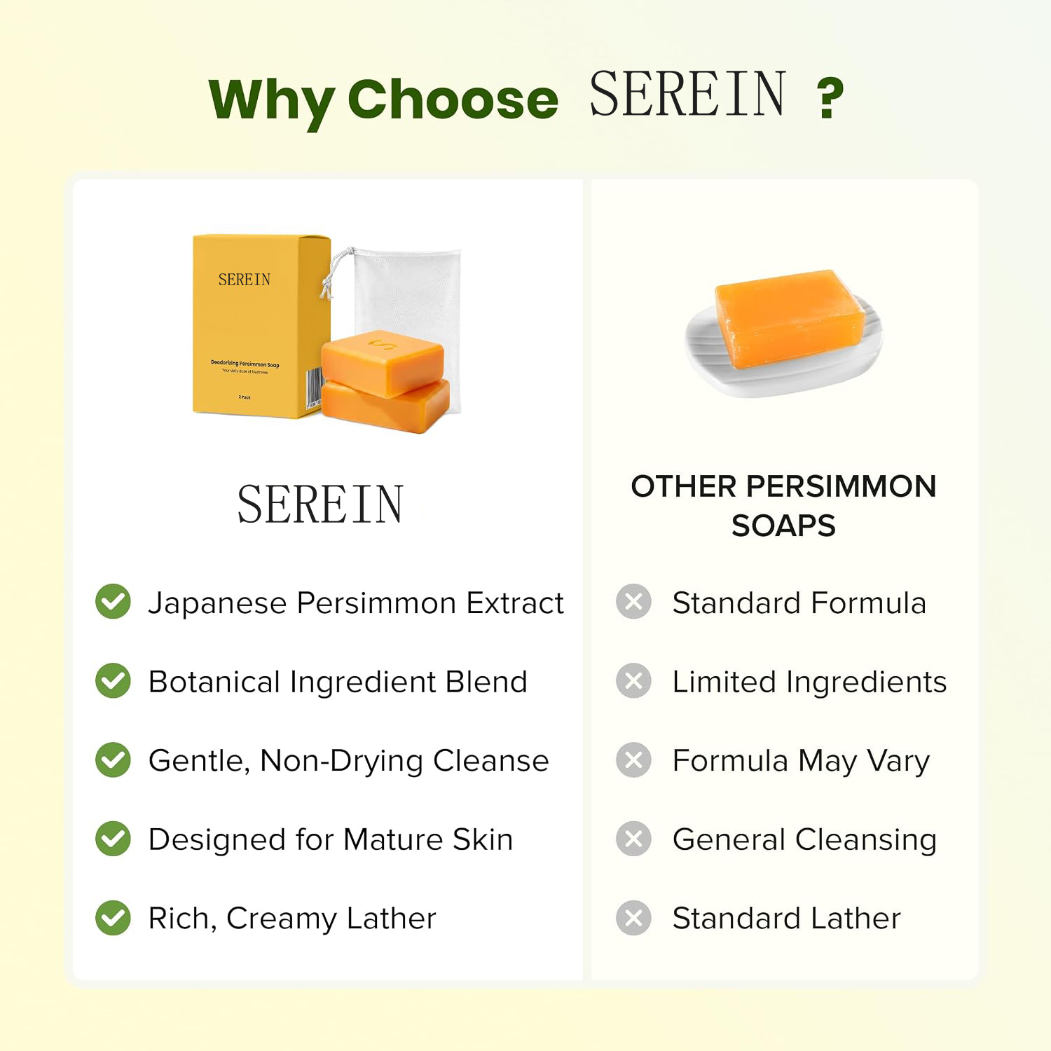 Serein™ Japanese Persimmon Soap