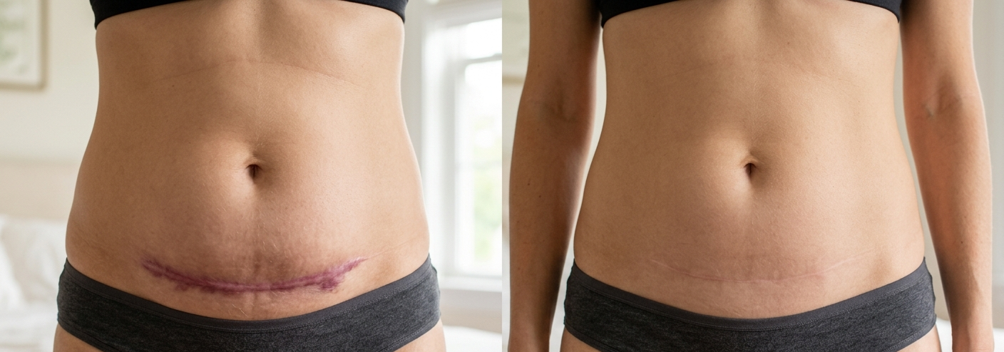 C-section scar improvement